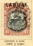 Stamps Malaysia -  Isla Lubuan Edicion1893