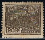 Stamps Brazil -  Scott  237  Ferrocarril