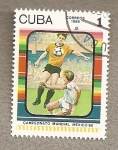 Stamps Cuba -  Campeonato Mundial México 1986