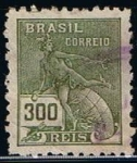 Stamps Brazil -  Scott  249   Mercurio (2)
