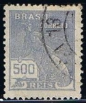 Stamps Brazil -  Scott  254  Mercurio