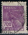 Sellos de America - Brasil -  Scott  256  Mercurio