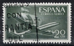 Stamps : Europe : Spain :  1169 Superconstellation y Nao Santa Maria. 