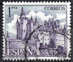 Stamps : Europe : Spain :  1546 . Alcázar de Segovia.