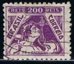 Stamps Brazil -  Scott  385  Alegoria (2)