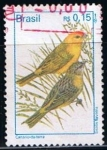 Stamps Brazil -  Scott  2488  Sicalis flaveola