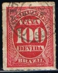 Sellos de America - Brasil -  Scott  J4  Cifras