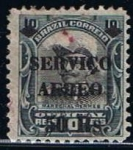 Stamps Brazil -  Scott  O14  Pres. Hemes da Fonseca  Sobre Cargado (2)