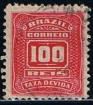 Stamps Brazil -  Scott J31  cifras (2)