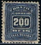 Stamps Brazil -  Scott J32  cifras