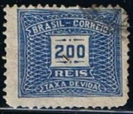 Stamps Brazil -  Scott J46  cifras
