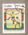 Stamps Cuba -  Campeonato Mundial México 1986