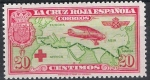 Sellos de Europa - Espa�a -  342 Pro Cruz Roja Española. Avión Breguet-19, y vuelo Madrid-Manila.