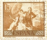 Stamps : Europe : Spain :  "El quitasol" - Goya
