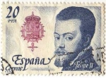 Stamps Spain -  2553.-Reyes de España. Casa de Austria.Felipe II. (1527-1598)