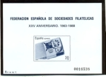 Sellos de Europa - Espa�a -  27 de Septiembre XXV Aniversario de la Federación Española de Sociedades Filatelicas FESOFI