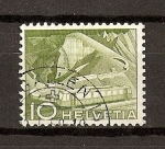 Stamps Switzerland -  Tecnicas y Paisajes.