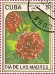 Stamps Cuba -  Día de las Madres. Dalias.