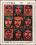 Stamps America - Cuba -  Obras de Arte del Museo Nacional. Fénix de Raúl Martinez.