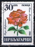 Stamps Bulgaria -  Scott  3078  Rosa marista