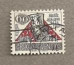 Stamps Czechoslovakia -  500 Aniv reformador Jan Hus