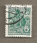 Stamps Germany -  Trabajadores ferroviarios plan quinquenal