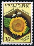 Stamps Bulgaria -  Scott  3267  Girasol