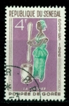 Stamps : Africa : Senegal :  Muñeca de Gorée