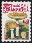 Stamps Cambodia -  SETAS-HONGOS: 1.171.005,01-Amanita muscaria -Phil.49433-Dm.985.28-Y&T.580-Mch.652-Sc.572