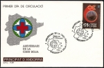 Stamps Andorra -  125 aniversario de la Cruz Roja - SPD