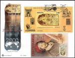 Stamps Spain -  V centenario de la carta de Juan de la Cosa HB - SPD