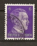 Stamps Germany -  Busto de Hitler - Tipografiado.