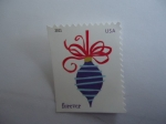Stamps United States -  Adornos Navideños - HOLIDAY BAUBLES-FOREVER