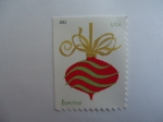 Stamps United States -  Adornos Navideños - HOLIDAY BAUBLES-FOREVER