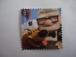 Stamps America - United States -  Mr. Carl Fredricksen and Dug (Protagonista de Up)-Pixar Wiki-
