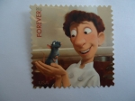 Sellos de America - Estados Unidos -  Remy the rat & linguini - Pixar Films:Send a Hello