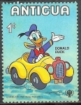 Stamps America - Antigua and Barbuda -  Donal Duck