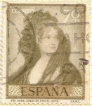 Stamps : Europe : Spain :  "Doña Isabel Cobos de Porcel" - Goya