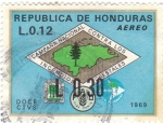 Stamps : America : Honduras :  CAMPAÑA NACIONAL CONTRA INCENDIOS