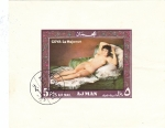 Stamps Spain -  GOYA/LA MAJA NUE