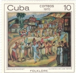 Sellos de America - Cuba -  FLOLKORE DE CUBA