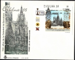 Stamps Spain -  Exfilna 98 - 700 años de la catedral de Barcelona HB - SPD