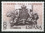 Stamps Spain -  Hacienda Pública y los Borbones