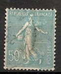 Stamps France -  Sembradora (fondo de líneas)