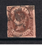 Stamps Spain -  Edifil  58  Reinado de Isabel II  