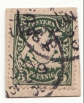 Stamps Europe - Germany -  Bayern Ed 1874