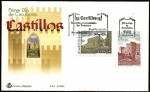 Stamps Spain -  Castillos de España - Montesquiu - La Zuda Tortosa - SPD