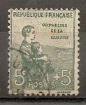 Sellos del Mundo : Europa : Francia : En favor de los Orfelinatos de la guerra