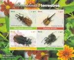Stamps Peru -  insectos