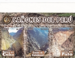 Stamps Peru -  cañones
